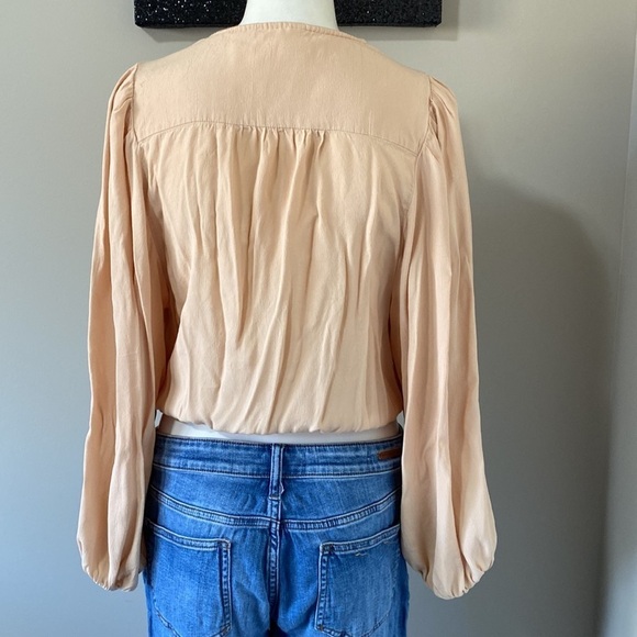 Anthropologie Maeve sequin top dusty pink Sz S - Picture 9 of 14
